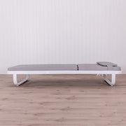 KURVE Sunlounge - White/Grey