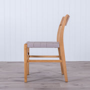 RAVEN Dining Chair  - Oak/Dove Leather