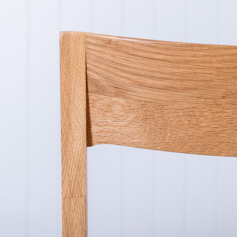 RAVEN Dining Chair - Oak/Almond Leather