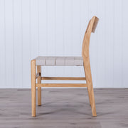 RAVEN Dining Chair - Oak/Almond Leather