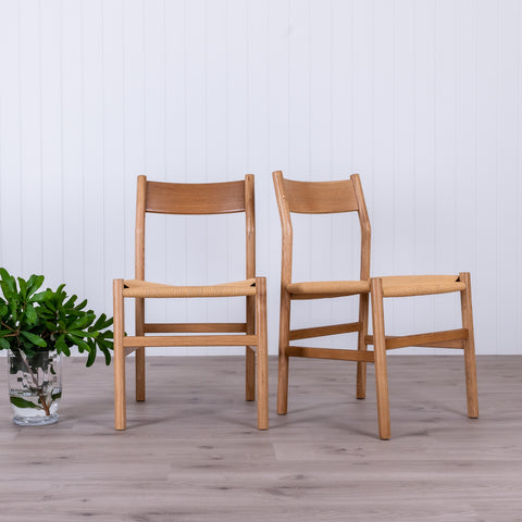 FRANKIE Dining Chair - Oak/Natural