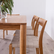 RAVEN Dining Chair - Oak/Almond Leather