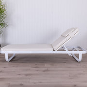 KURVE Sunlounge - White/Natural