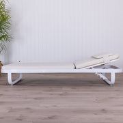 KURVE Sunlounge - White/Natural