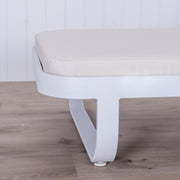 KURVE Sunlounge - White/Natural