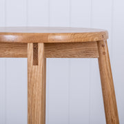 BAXTER Kitchen Stool - Oak/White